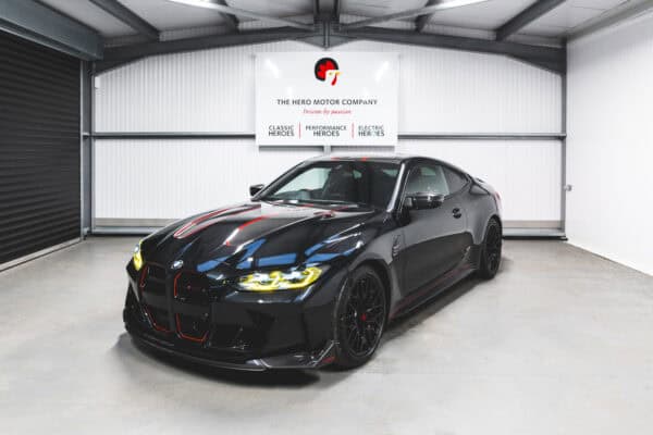 Front nearside view showing 827 M cup alloy wheels shadow line lights exterior trim and M headlights with yellow coloured lenses.