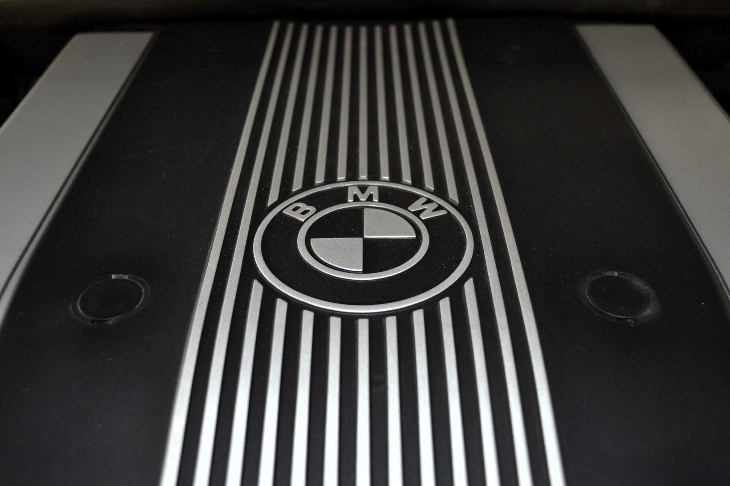 BMW 840ci engine cover.