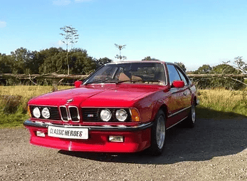 BMW M635CSi exterior.