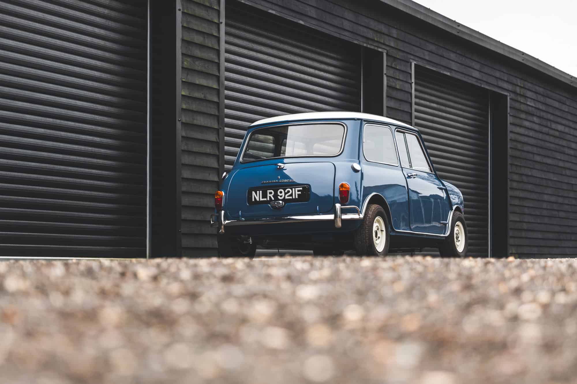 Rear nearside exterior of Mini Cooper S.