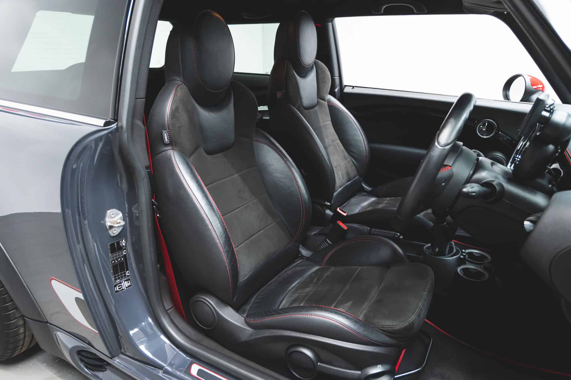 Offside interior of Mini Cooper S R56 John Cooper Works GP2.