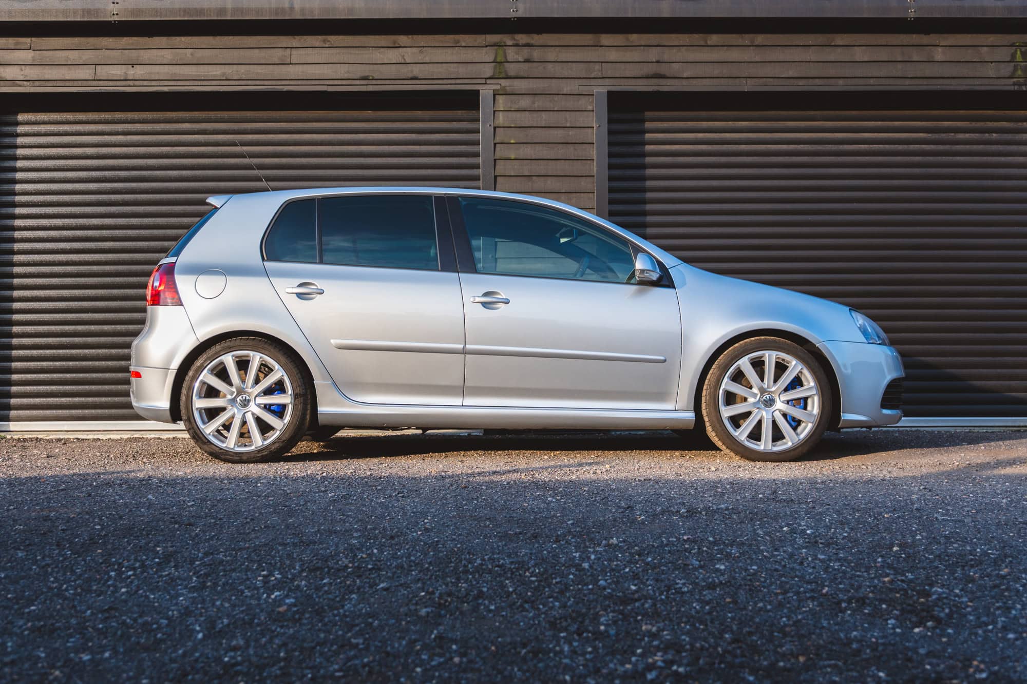 Offside exterior of view of Volkswagen Golf R32 Hero Collection