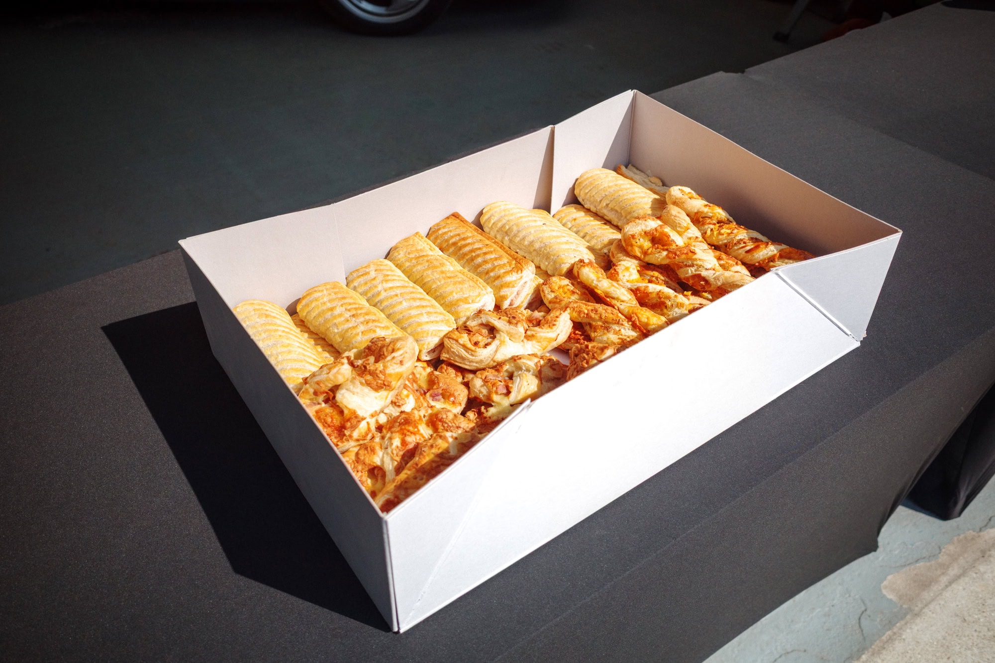 A selection of savoury pastries.